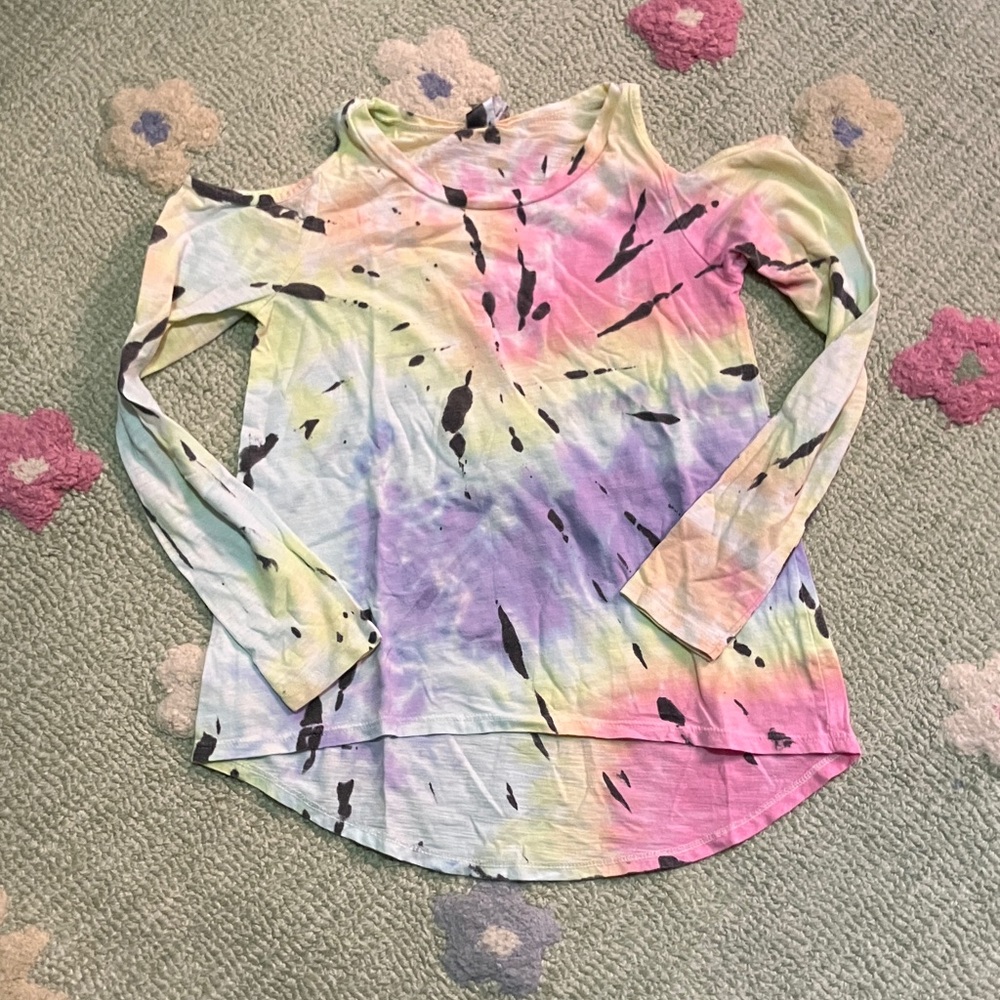 Kavio Girl’s Tie-Dye Long Sleeve Top